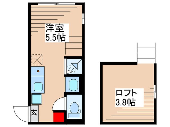 KUBO小岩の物件間取画像